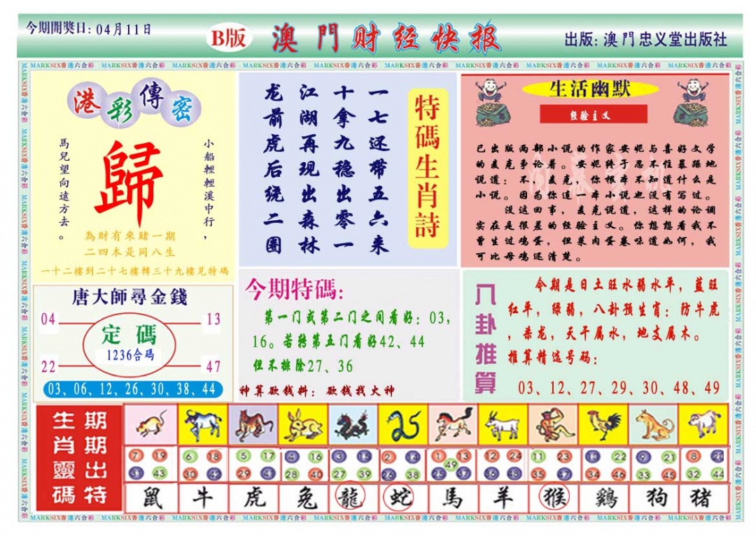 101期财经快报B[图]